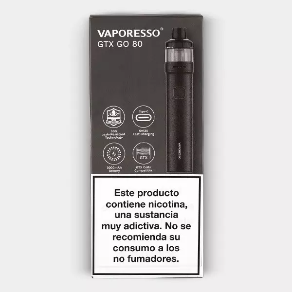 Elegante Vaporesso GTX GO 80 - GB The Green Brand