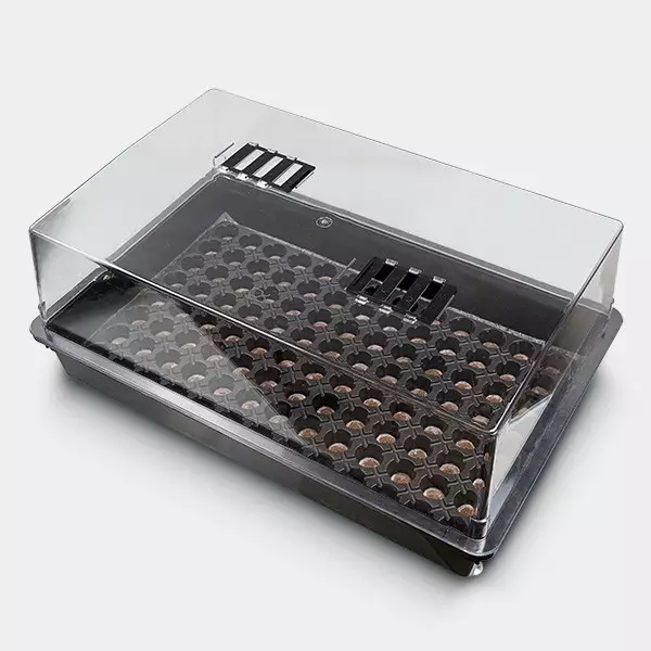 Sicht Anzuchtset + Jiffy-Tray 22 mm, 104 Zellen