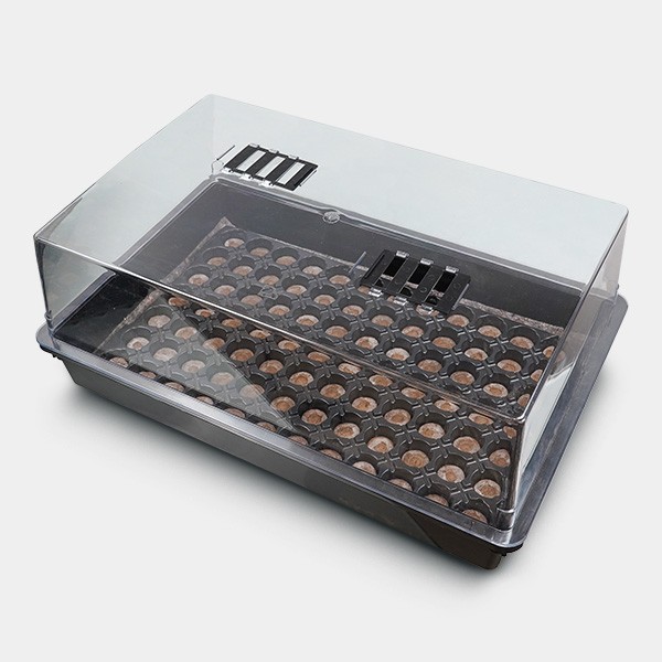 Anzuchtset + Jiffy-Tray 33 mm, 84 Zellen