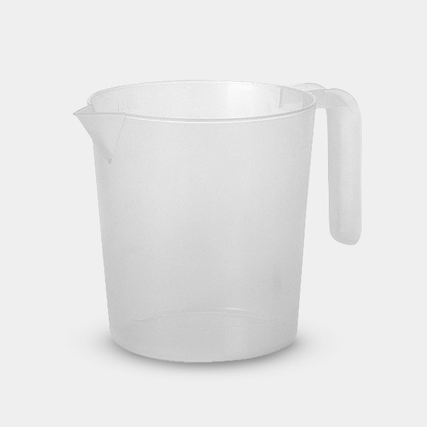 1 l graduierter Plastikbecher