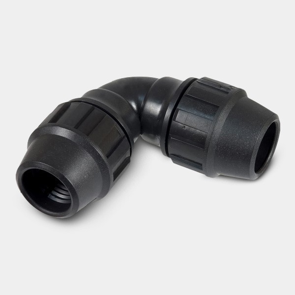 View 25-mm-Polypropylen-Ellbogen mit 90-Grad-Winkel - GB The Green Brand