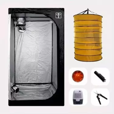 Cannabis-Sammel- und Trocknungskit mit Netz - Günstig Wachsen