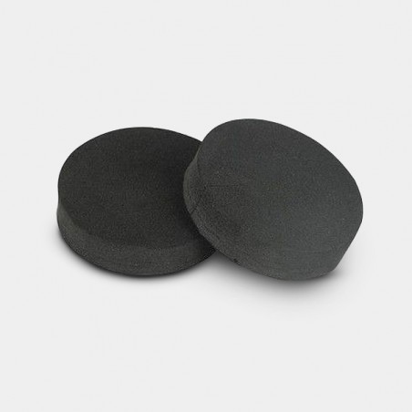 Schwarze Neopren-Scheiben 7,5 cm, 80 Stück - GB The Green Brand