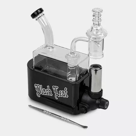 Bong Travel Rig mit Black Leaf Brenner - GB The Green Brand