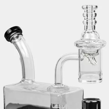 Bong Travel Rig mit Black Leaf Brenner - GB The Green Brand