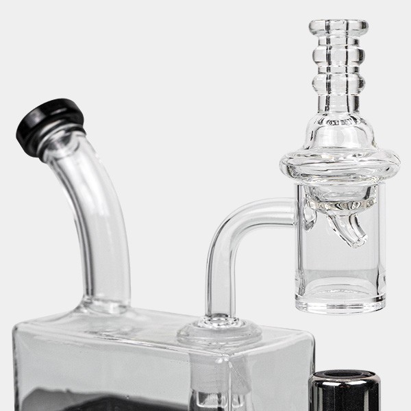 Bong Travel Rig mit Black Leaf Brenner - GB The Green Brand