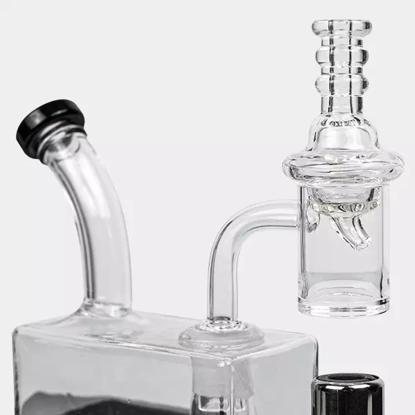 Bong Travel Rig mit Black Leaf Brenner - GB The Green Brand
