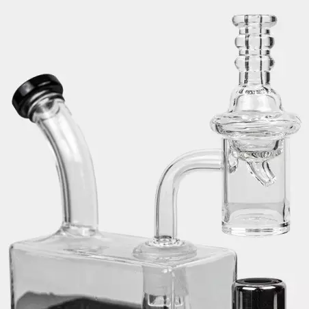 Bong Travel Rig mit Black Leaf Brenner - GB The Green Brand