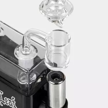 Bong Travel Rig mit Black Leaf Brenner - GB The Green Brand