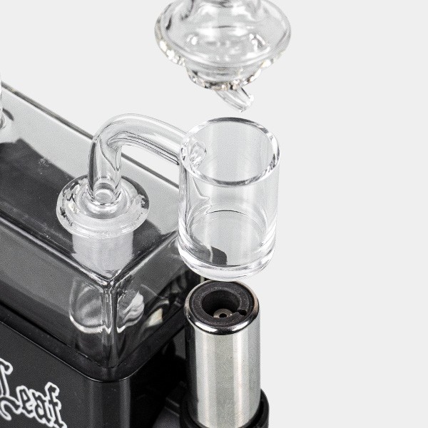 Bong Travel Rig mit Black Leaf Brenner - GB The Green Brand