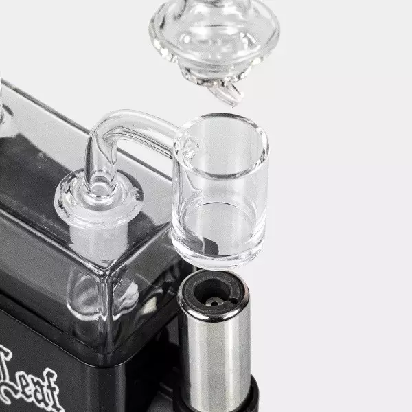 Bong Travel Rig mit Black Leaf Brenner - GB The Green Brand