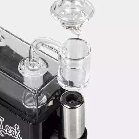 Bong Travel Rig mit Black Leaf Brenner - GB The Green Brand