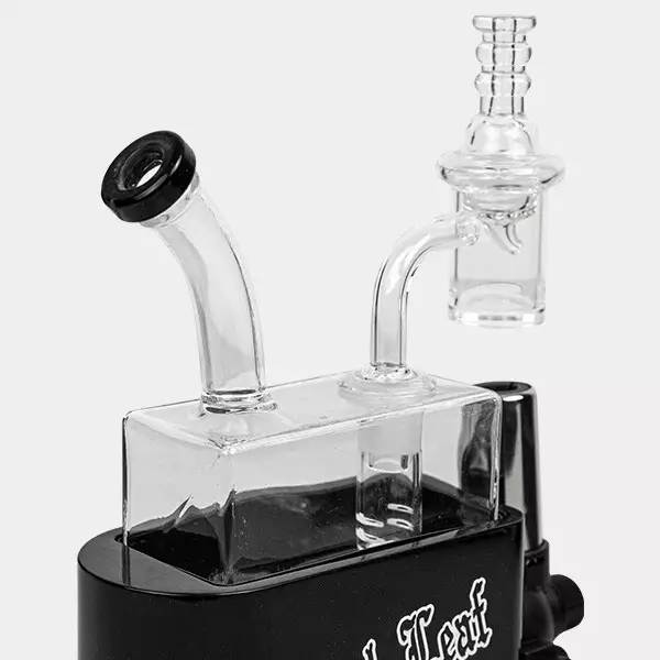 Bong Travel Rig mit Black Leaf Brenner - GB The Green Brand