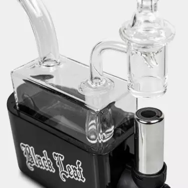 Bong Travel Rig mit Black Leaf Brenner - GB The Green Brand
