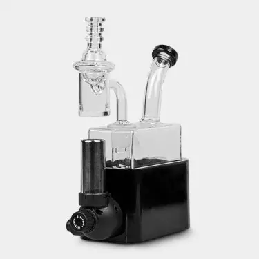 Bong Travel Rig mit Black Leaf Brenner - GB The Green Brand