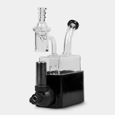 Bong Travel Rig mit Black Leaf Brenner - GB The Green Brand