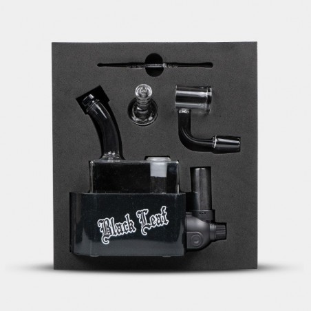 Bong Travel Rig mit Black Leaf Brenner - GB The Green Brand