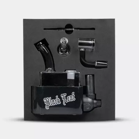 Bong Travel Rig mit Black Leaf Brenner - GB The Green Brand