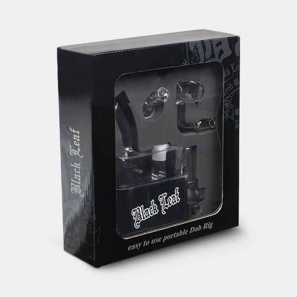 Bong Travel Rig mit Black Leaf Brenner - GB The Green Brand