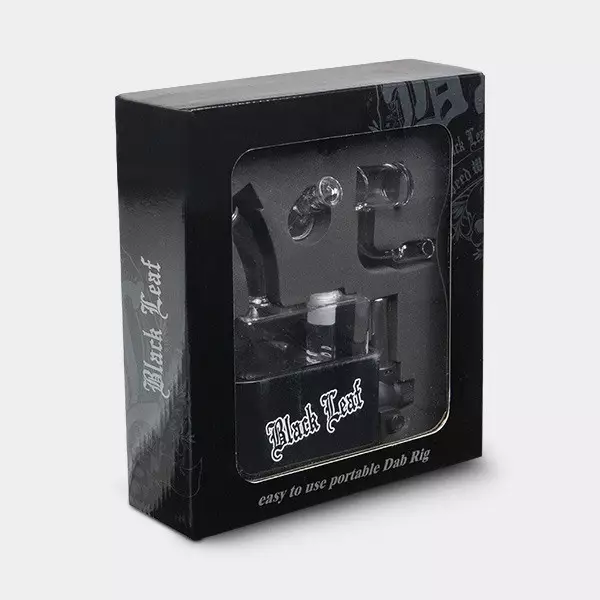 Bong Travel Rig mit Black Leaf Brenner - GB The Green Brand
