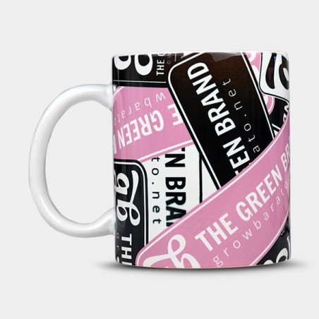 350 ml Porzellanbecher mit GB The Green Brand Design