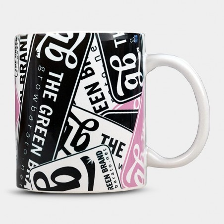 350 ml Porzellanbecher mit GB The Green Brand Design