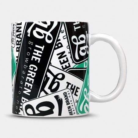 350 ml Porzellanbecher mit GB The Green Brand Design