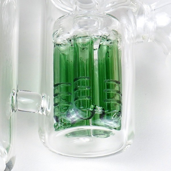 Doppelter Vorkühler-Perkolator für Bongs - GB The Green Brand
