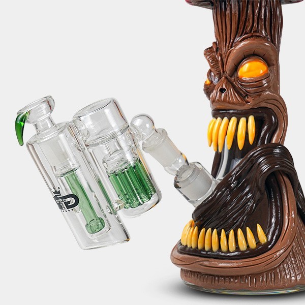 Doppelter Vorkühler-Perkolator für Bongs - GB The Green Brand
