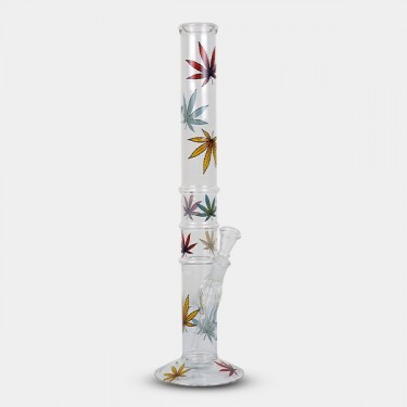 View 40 cm Multi Leaf Glass Bong - GB The Green Brand