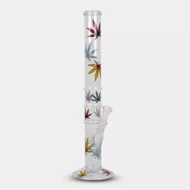 40 cm Multi Leaf Glass Bong - GB The Green Brand