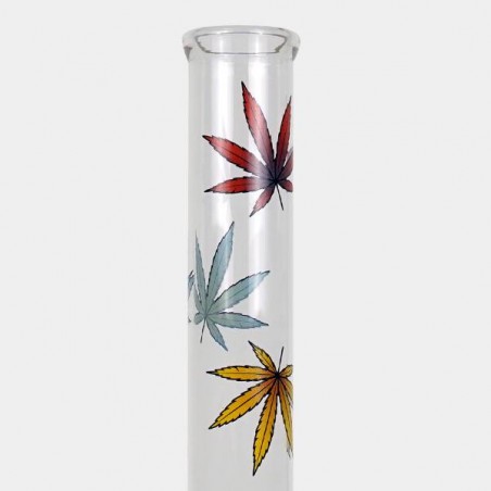 40 cm Multi Leaf Glass Bong - GB The Green Brand