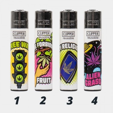 View Clipper Weed Laws Feuerzeug  | GB The Green Brand