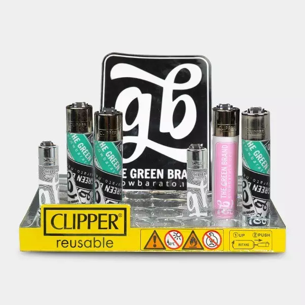 Sicht Kit Clipper GB Limited Edition Feuerzeuge - GB The Green Brand