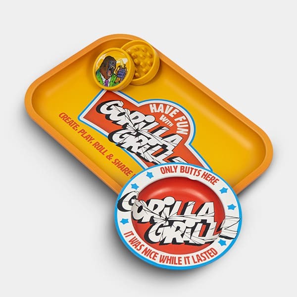 Mega Pack CBD Gorilla Grillz 100 g + GRATIS Zubehör