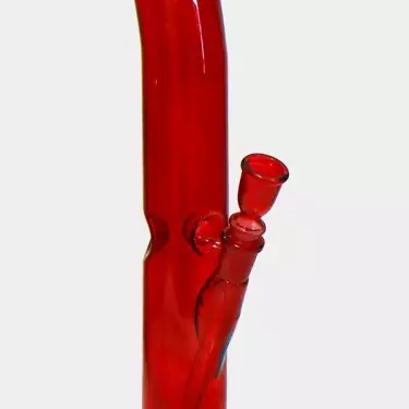 Rote Glas-Bong Ice Bullet 43cm - Günstig kaufen