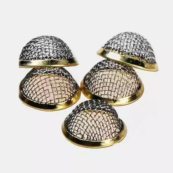 Sicht Gekrümmte Metallfilter für Bong 10 Stück - GB The Green Brand