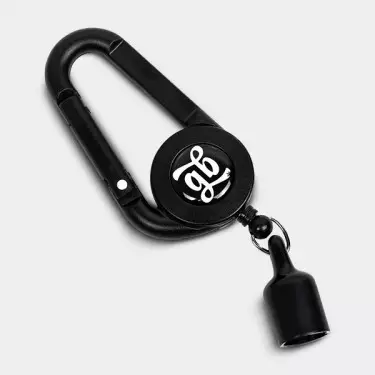 Feuerzeughalter Karabiner Ausziehbar GB - GB The Green Brand