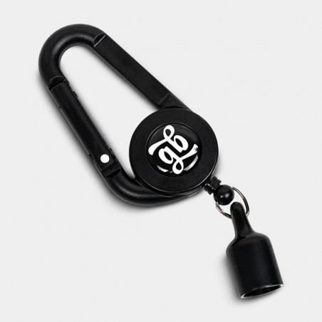 Feuerzeughalter Karabiner Ausziehbar GB - GB The Green Brand