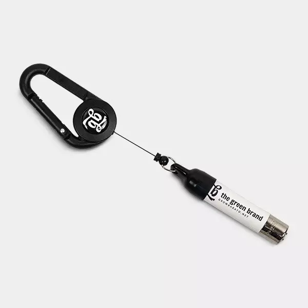 Feuerzeughalter Karabiner Ausziehbar GB - GB The Green Brand