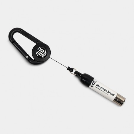Feuerzeughalter Karabiner Ausziehbar GB - GB The Green Brand