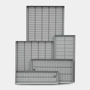 Mesa de cultivo gris bandeja con drenaje - GB The Green Brand