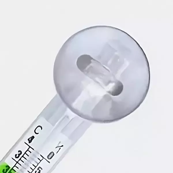 Wasserthermometer mit Saugnapf Saugnapf-Detail