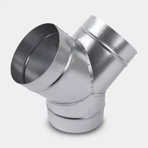 Y-förmiger Aluminiumverbinder für Lüftung im Anbau