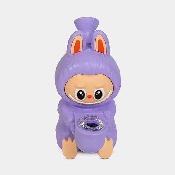 Labubu Silikon-Bong in 5 verschiedenen Farben - GB The Green Brand