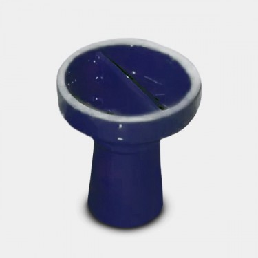 Schüssel mit Zweifach-Behälter blau