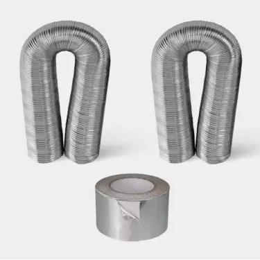 Flexibles Aluminiumrohr | Klebeband