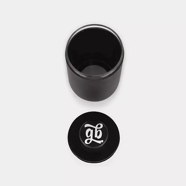 Luftdichter Versteckbehälter Black Premium GB geöffnet