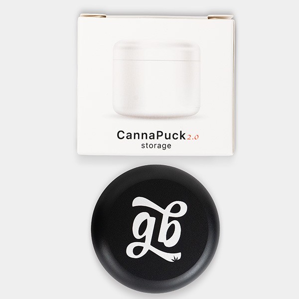 Cannapuck Smell Proof Black Premium GB mit Kasten