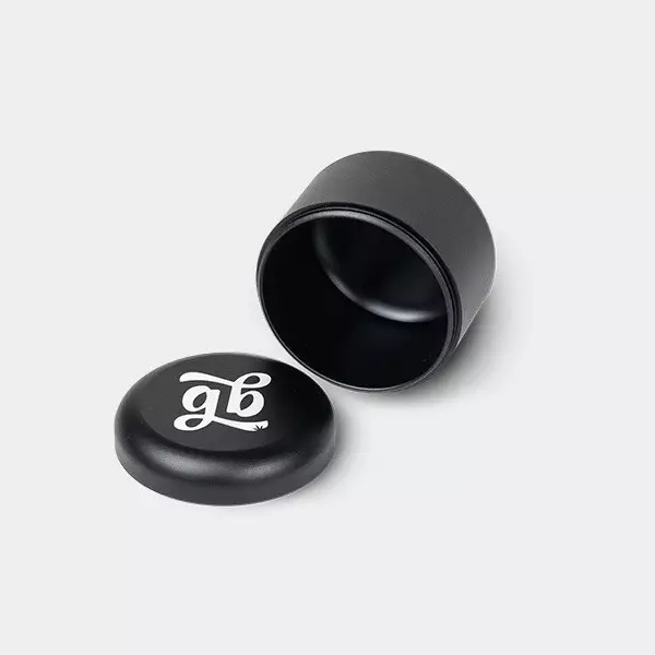 Cannapuck Smell Proof Black Premium 55mm GB The Green Brand offen